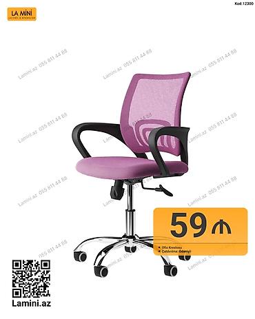 Ofis mebeli: Məhsul: Ofis kreslosu (Kod: 12300) - Ergonomik dizayn: nəfəsalan mesh — 1