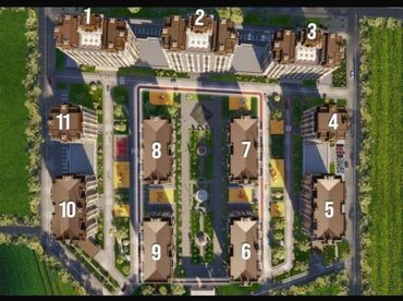 дом кочкор ата: 4 бөлмө, 172 кв. м, Элитка, 12 кабат, ПСО (өзү оңдоп түзөтүп бүтүү үчүн)