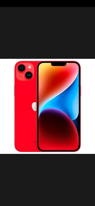 Apple iPhone: IPhone 14 Plus, Новый, 128 ГБ, Красный, Коробка, 100 %