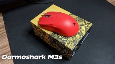 мышка: Беспроводная+проводная игровая мышь Darmoshark M3S, Bluetooth, 2000