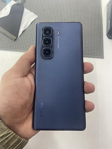 techno spark slim: Infinix 256 GB, rəng - Mavi, Sensor — 3