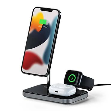 Satechi Magnetic 3-in-1 — беспроводная зарядная станция (ST-WMCS3M)