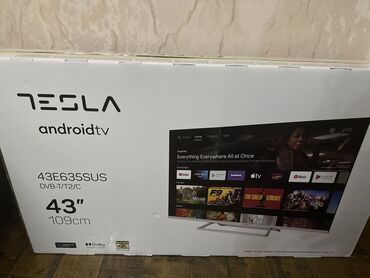 tesla tv: Tesla firması 4k hdr dəsdəyliyir yeni alınıb 1 ay olmaz üsdündə 3