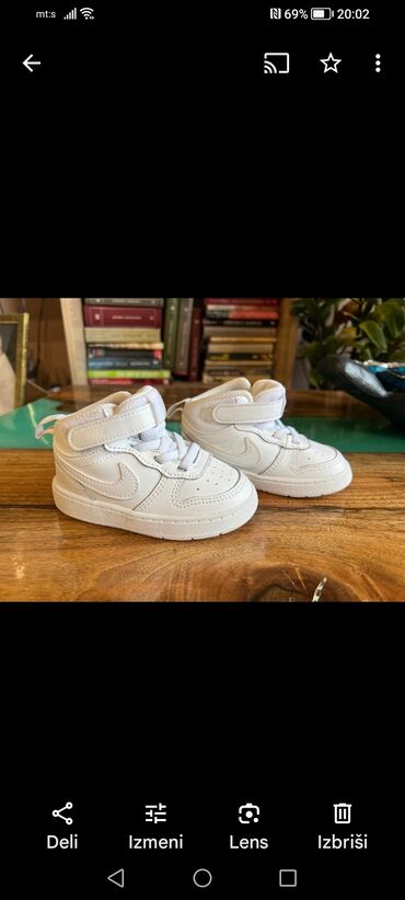 veličina obuće za bebe: Nike