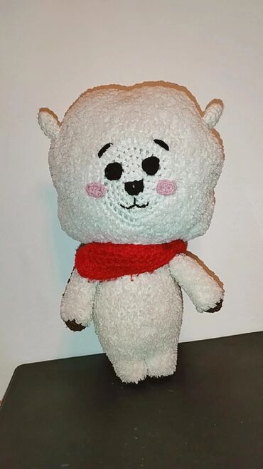 продам вязаные вещи ручной работы: Вязаная игрушка RJ(BT21) 26см ручная работа