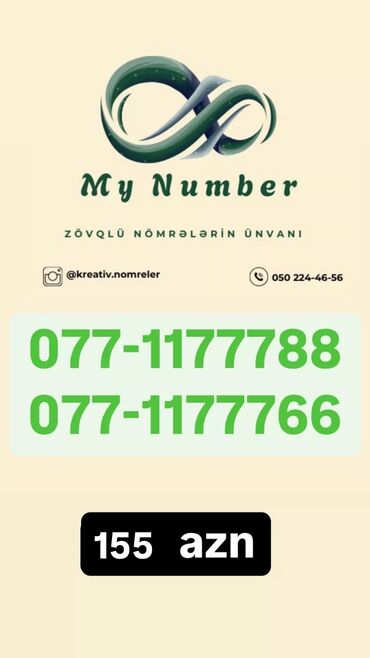 mi telefon: Nömrə: ( 077 ) ( 771177666 ), Yeni