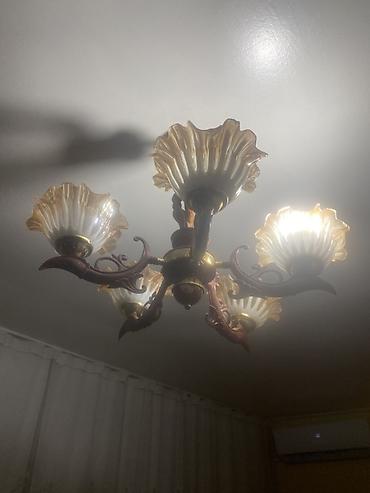 İşıqlandırma: Çılçıraq, 5 lampa, Metal — 4