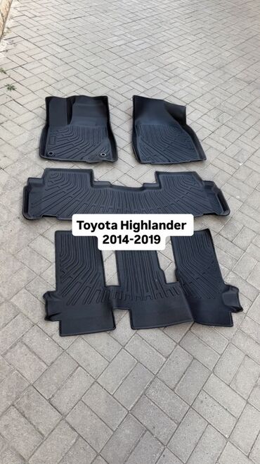 полики субару аутбек: 3D Резина Төшөмөлдөр Салон үчүн Toyota, түсү - Кара