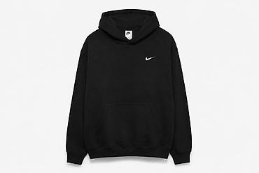 tuklu geyim: Svitşot, Nike, L, rəng - Qara — 1