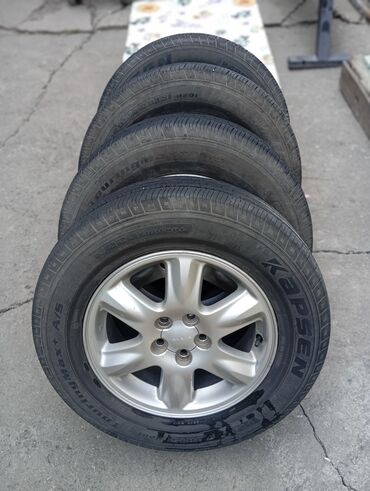 runx alex: Дөңгөлөктөр монтажда 205 / 70 / R 15, Жай, Колдонулган, Комплект, Жеңил унаалар, Куйма, тешиктери - 5
