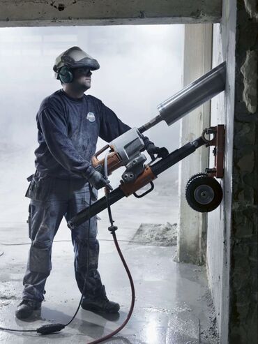 Beton işləri: #Betonkesme #betondeşmə Beton kubik kərpic - dən kəsim deşim — 8