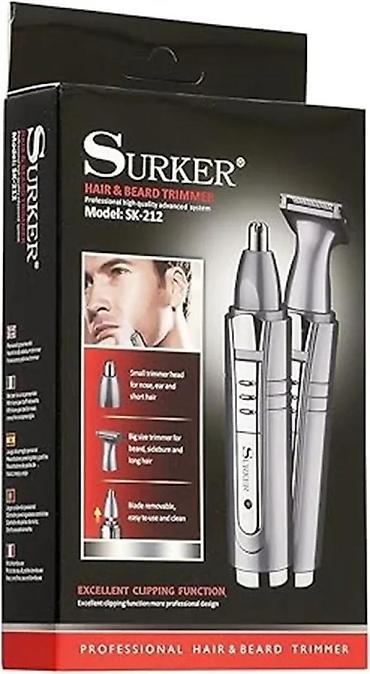 bueno: Trimer za nos i uši Surker SK-212 NOVO. Lepo dizajniran aparat, Nož — 4
