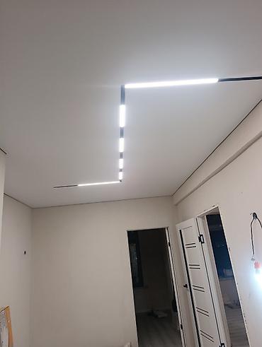домашние светы: Натяжные потолки - Встраиваемые LED-линии в потолок: ровный — 1