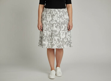 spódnice plisowane żółta: East, Women`s skirt, size 3XL