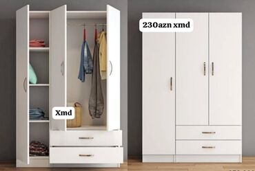 Çarpayılar: Açılan, 3 qapılı Düz dolab, Qarderob, paltar dolabı