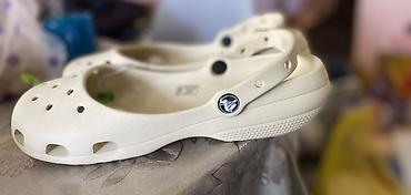 jibbitz: Сабо, 38.5, 39, Crocs, Новый, цвет - Белый, Платная доставка, Самовывоз — 3