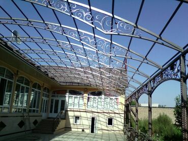 купить в бишкеке двухъярусную кровать для взрослых: Навес, Арочный, Металл, Поликарбонат
