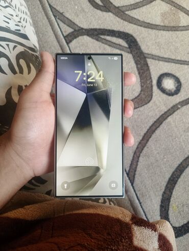 наушник для компьютера: Samsung Galaxy S24 Ultra, Б/у, 256 ГБ, цвет - Серый, 1 SIM, eSIM