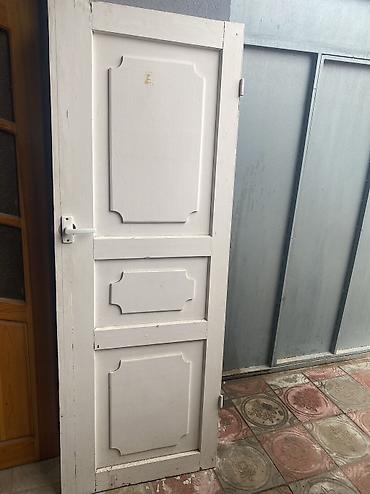 qapi taxta: Taxta interyer qapısı – şüşəli model - Material: təbii ağac — 3