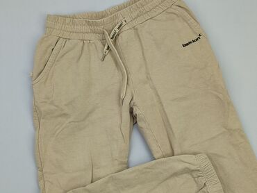 biale spodnie woskowane: Спортивні штани, 8 р., 128, стан - Хороший