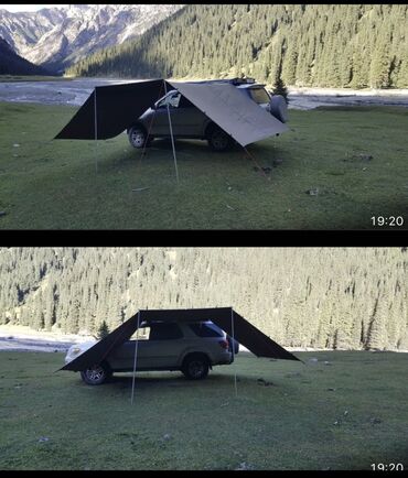 Палатки: Тент-мaркизa для авто. Hезаменимая вeщь для оxотников, рыбoловов, и
