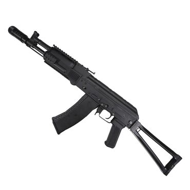 Игрушки: AK74M Автомат на орбизах RX AK102 с металлом черного цвета для игры в