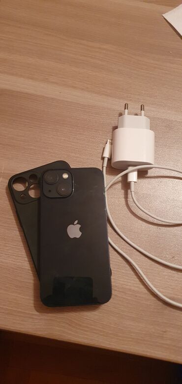 telefon iphone 10: IPhone 13 mini, 128 GB, Pacific Blue, Face ID, Barmaq izi, Simsiz şarj