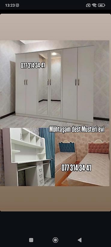taxt ucun baza: Uşaqlar otağı üçün möhtəşəm mebel dəsti. Tərkibi: - 5 qapılı geniş — 1