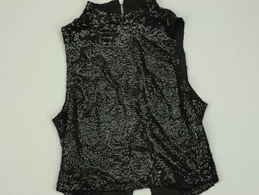 czarne satynowe bluzki: Blouse, Terranova, S (EU 36), condition - Good
