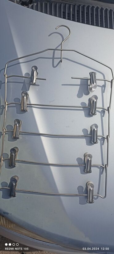 вешалка для сушки белья на балконе: Металлическая вешалка