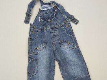 ocieplane legginsy 134: Dungarees, 9-12 months, condition - Very good