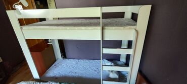 спальный мебел: Двухъярусная кровать, Для девочки, Для мальчика, Б/у
