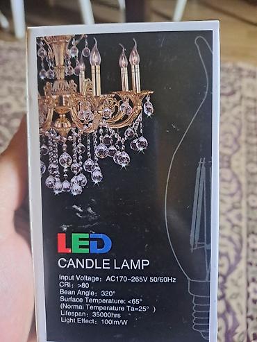 led lusteri: Led Çılçıraq, 4 və daha çox lampa, Xrustal — 5