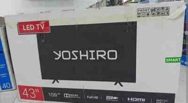 Televizorlar: Yeni Televizor Yoshiro LCD 43" 4K (3840x2160), Ünvandan götürmə, Pulsuz çatdırılma, Rayonlara çatdırılma