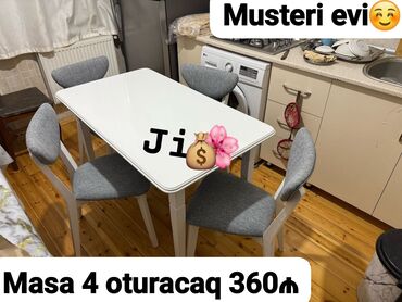 Divan və masa dəstləri: Yeni, 4 stul lalafo.az -da Divan və masa dəstləri: Yeni, 4 stul
