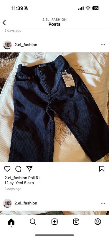 trapez şalvarlar: 12 ay, Original Ralph Lauren