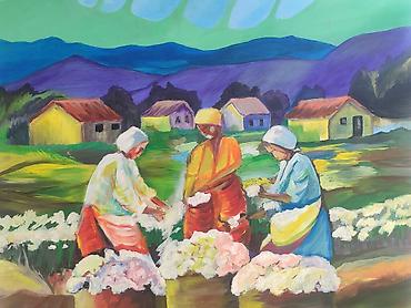 cadır evlər: 🎨 Gözəl rəsm əsəri satılır 🖼️ Keyfiyyətli və diqqətçəkən əl işi rəsm — 1