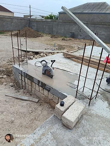 Beton işləri: Beton kəsmə xidməti - Divar, döşəmə və tavanlarda dəqiq və səliqəli — 13