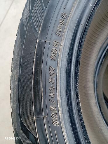 Шиналар: Шиналар 225 / 60 / R 17, Кыш, Колдонулган, Комплект, Жапония, Yokohama — 4