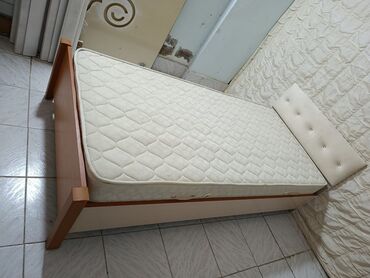 çarpayı matras: Односпальная кровать, С матрасом