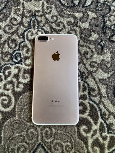 Apple iPhone: IPhone 7 Plus, Б/у, 128 ГБ, Розовый, Зарядное устройство, Чехол, Кабель, 100 %