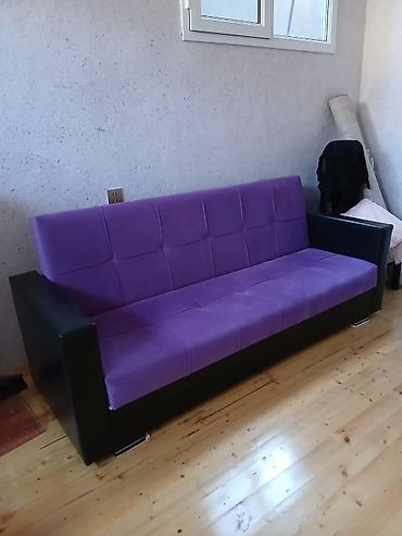 işdenmiş divan: Bənövşəyi rəngli, müasir dizaynlı divan.alti bazali ela vezyetde — 2