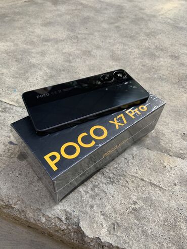 пока x4: Poco X7 Pro, Б/у, 256 ГБ, цвет - Черный, 2 SIM