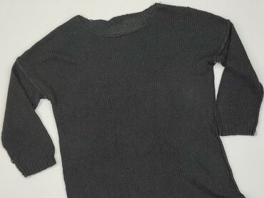czarna sukienki z golfem: Sweter, L, stan - Dobry