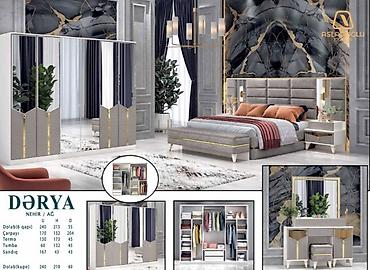 paltar dolabı: İkinəfərlik çarpayı, Dolab, Tumba, Termo, Yeni — 1