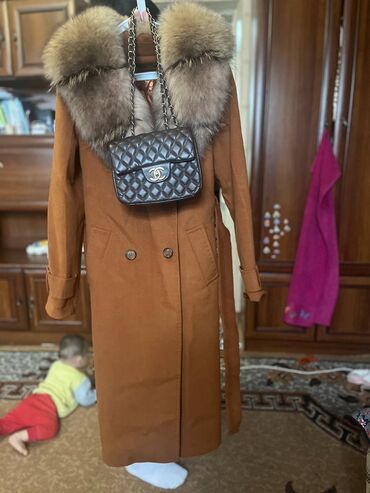 пальто из альпаки турция цена: Пальто, Зима, Кашемир, Длинная модель, Двубортная модель, M (EU 38)