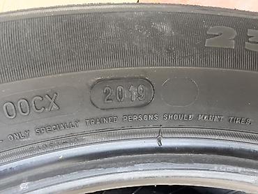 disk ve tekerler type 1: İşlənmiş Şin Michelin 235 / 50 / R 17 — 6