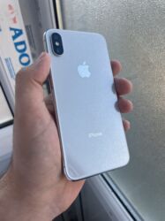 Apple iPhone: IPhone X, 64 GB, White Titanium, Zəmanət, Qırıq, Simsiz şarj — 9