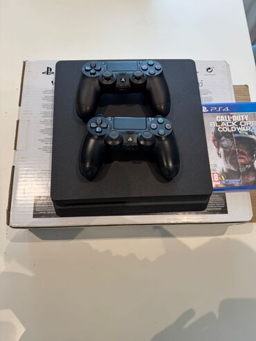 call of duty black ops: PlayStation 4 Slim seti Komplekt: - PS4 Slim konsolu (qara) - 2 ədəd