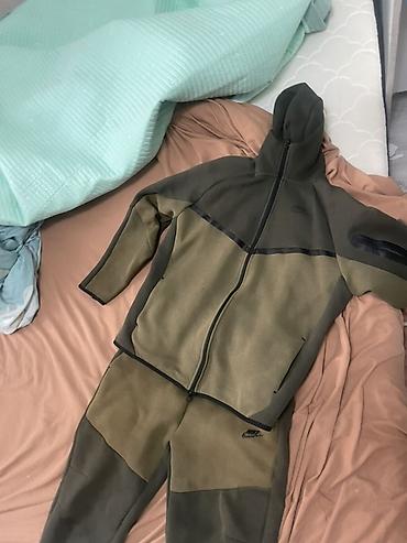 деми куртки мужские: Спортивный костюм Nike Tech Fleece (верх + брюки), двухцветный — 2